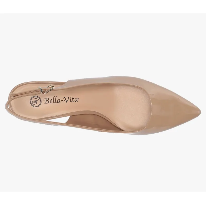 Bella Vita Women's Scarlett II Shoe, Nude Pat, 8 M US 5