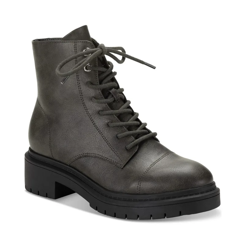 Style & Co Women's Zaharaa Platform Lace-up Boots — Size 10