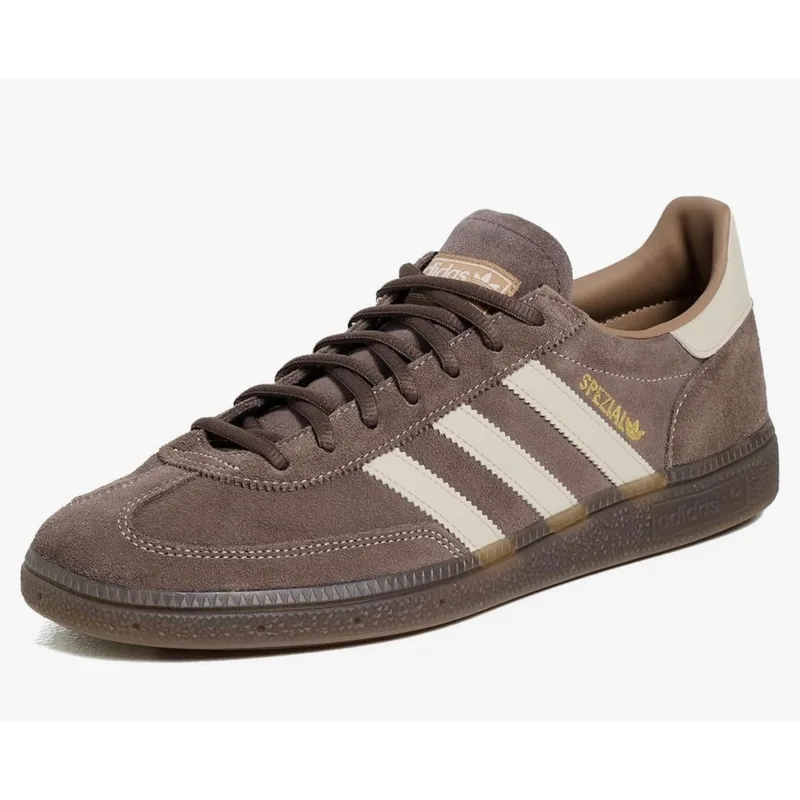 adidas Men's Handball Spezial Earth strataWonder White/GUM5 8.5 US — Brown