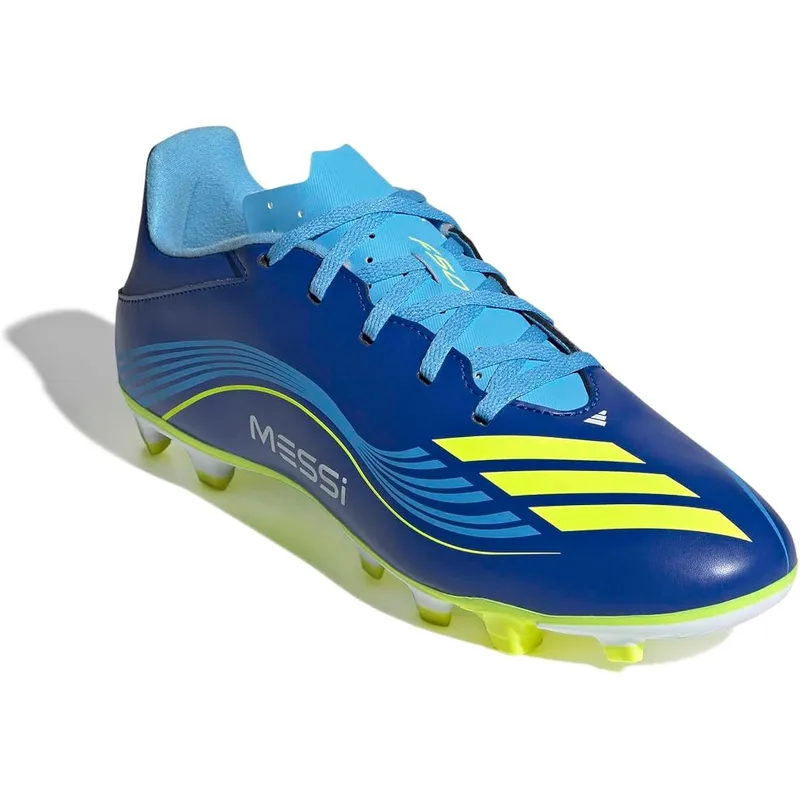 adidas Unisex Adult F50 Messi Club Firm Ground Multi Ground Shoes — Blue — Size 8.5 3
