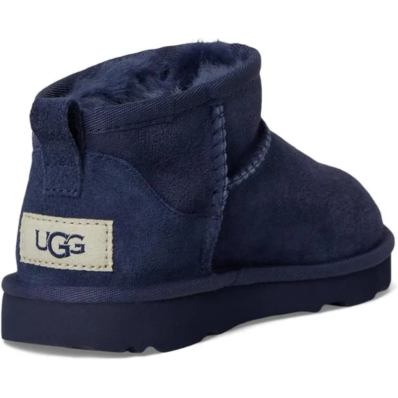 Ugg Kids' Classic Ultra Mini Boot — Navy — Size 3 2