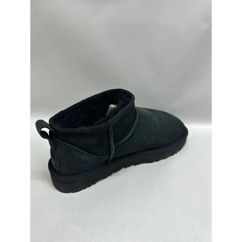 Ugg Women's Classic Ultra Mini Boot, Black, 08 — Size 8 5