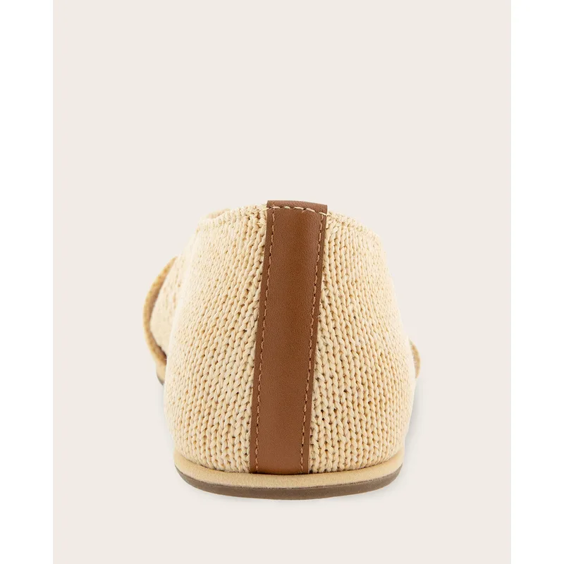 Gentle Souls by Kenneth Cole Women's Lainey Slip on Crisscross Sandals — Beige — Size 8.5 4