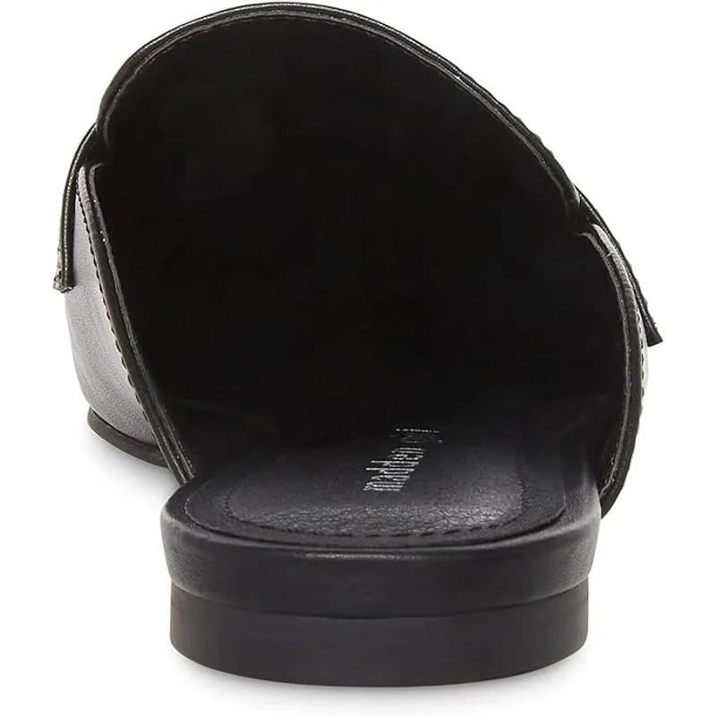 Madden Girl Preppiee Tailored Tassel Slip-On Loafer Flats — Black — Size 8 4