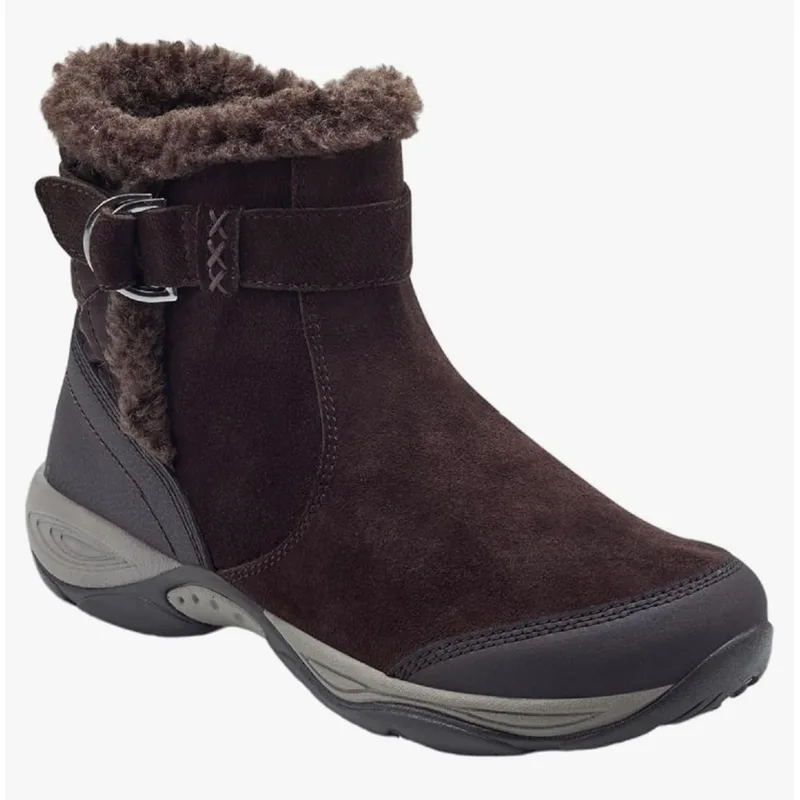 Easy Spirit Women's Elk Boot, Grey 020, 10 US — Dark Gray