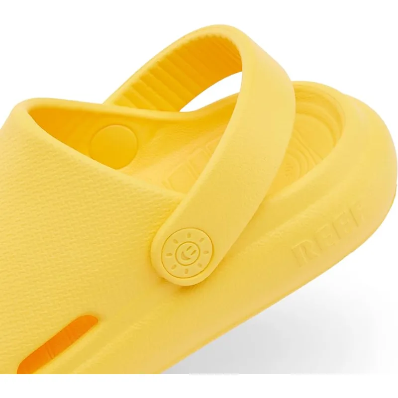 Reef Toddler/Little Kid Rio Slide Sandals — Yellow — Size 8 5
