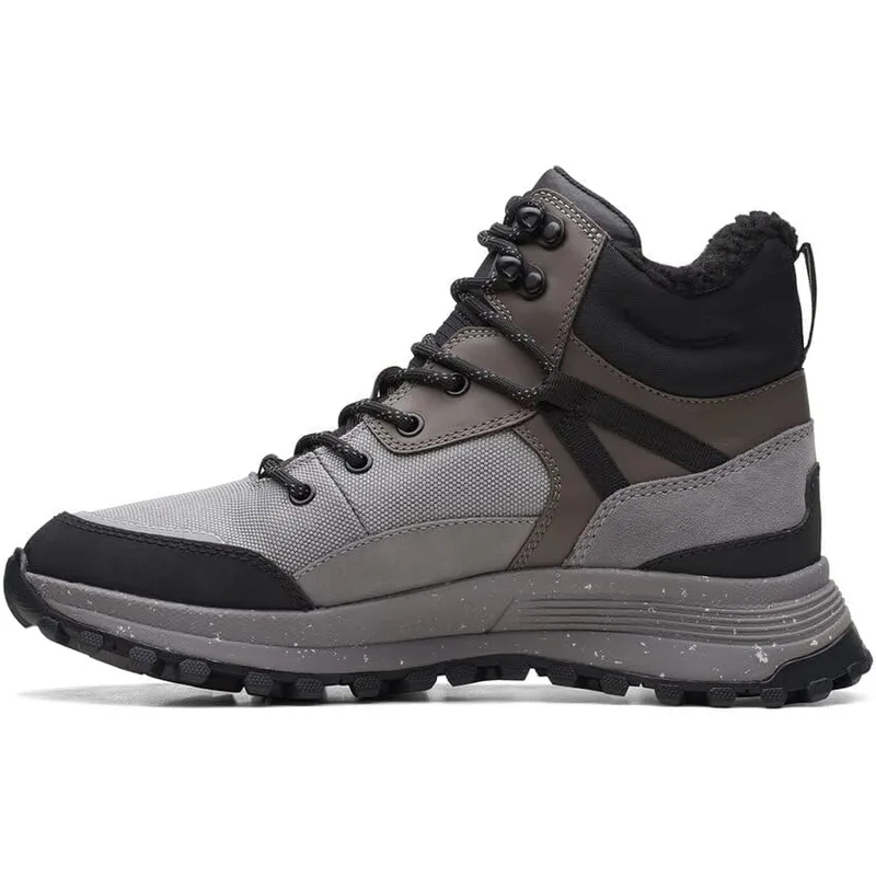 Clarks Men's Leather Boots — Black / Grey — Size 9 2