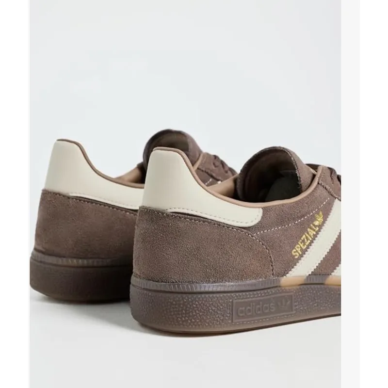 adidas Men's Handball Spezial Earth strataWonder White/GUM5 12 US — Brown 2