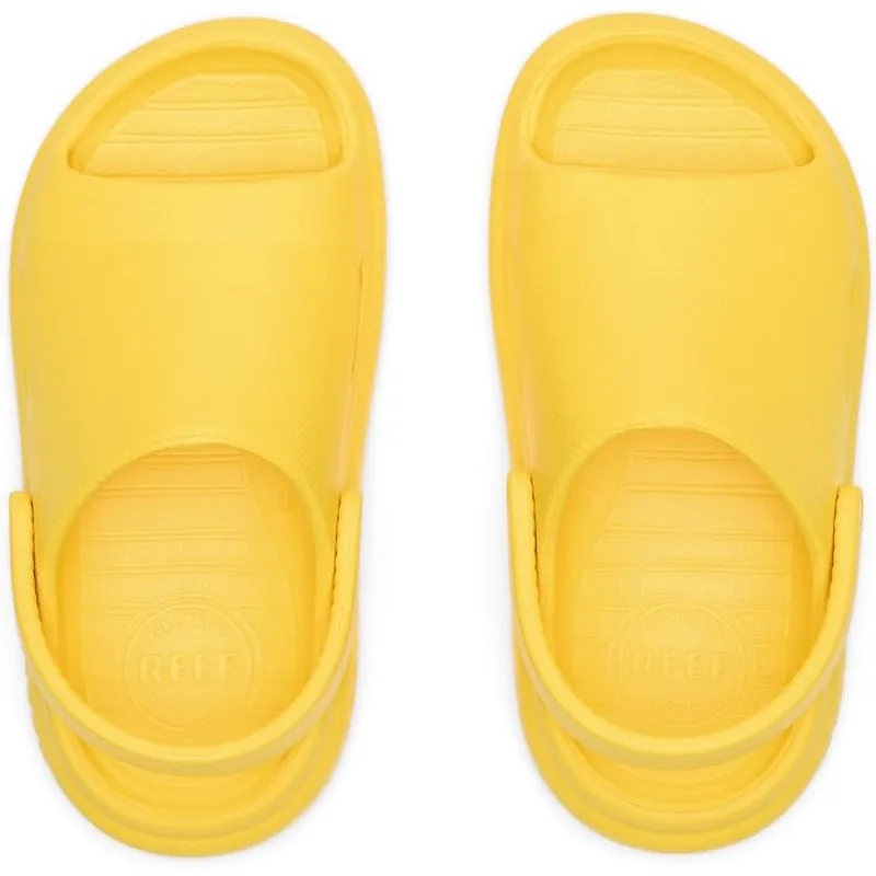 Reef Toddler/Little Kid Rio Slide Sandals — Yellow — Size 8 6
