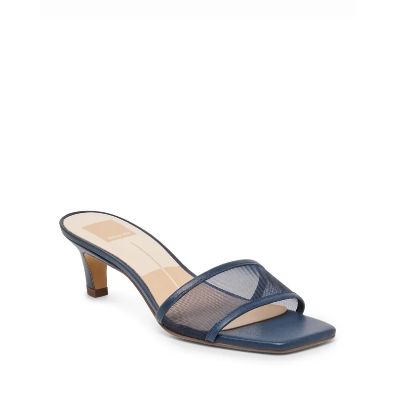 Dolce Vita Rexa Mesh Heels in Navy Mesh Size 7.5