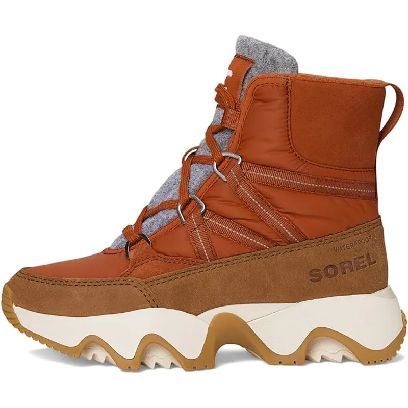 Sorel Women's Kinetic Impact Sport Waterproof Boot — Sanguine/Velvet Tan — Sizes 6, 6.5, 8.5 4